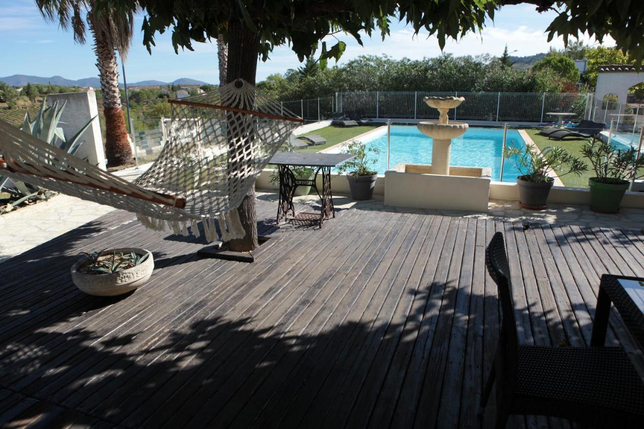 Logis Hotel Le Pressoir Saint-Chinian Esterno foto