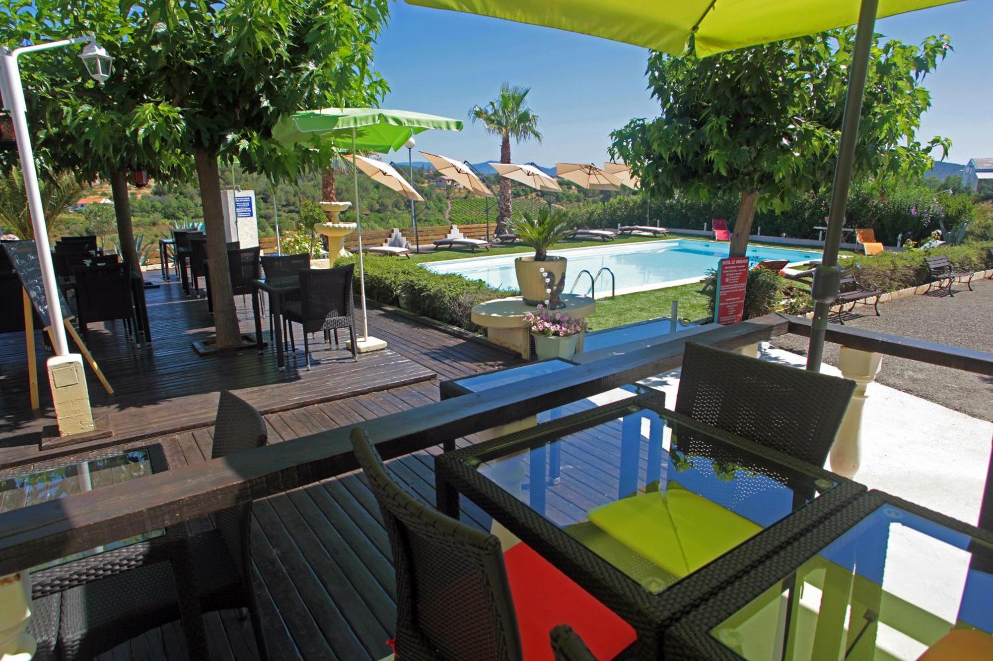 Logis Hotel Le Pressoir Saint-Chinian Esterno foto