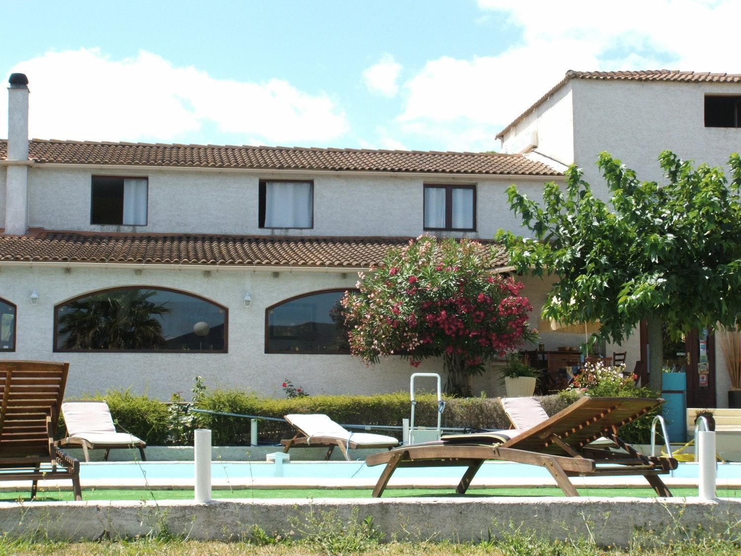 Logis Hotel Le Pressoir Saint-Chinian Esterno foto
